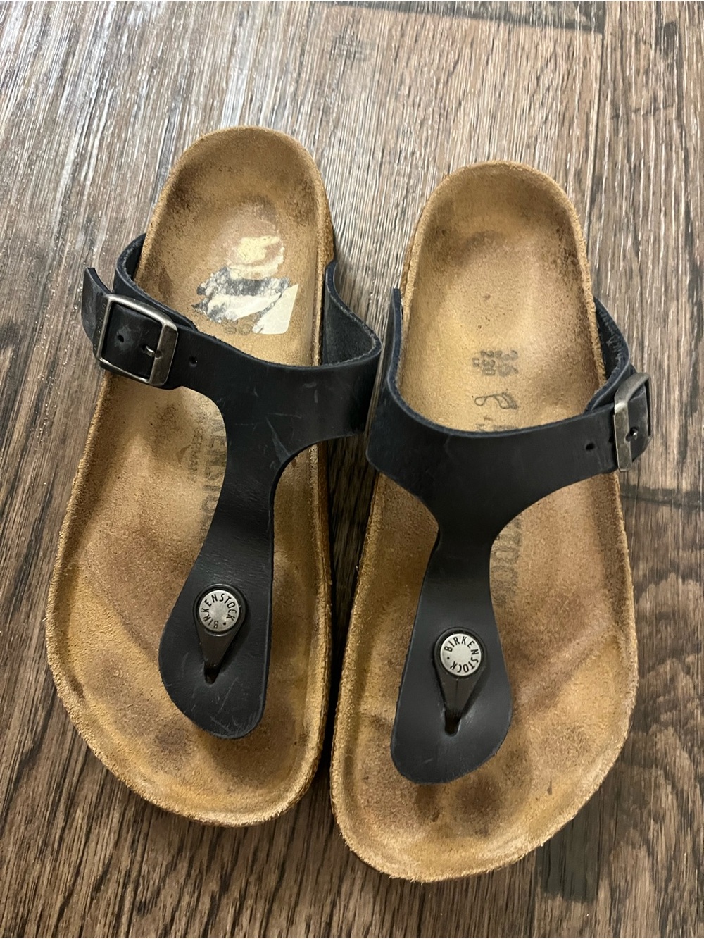 Birkenstock Black  Gizeh Thong Sandals
